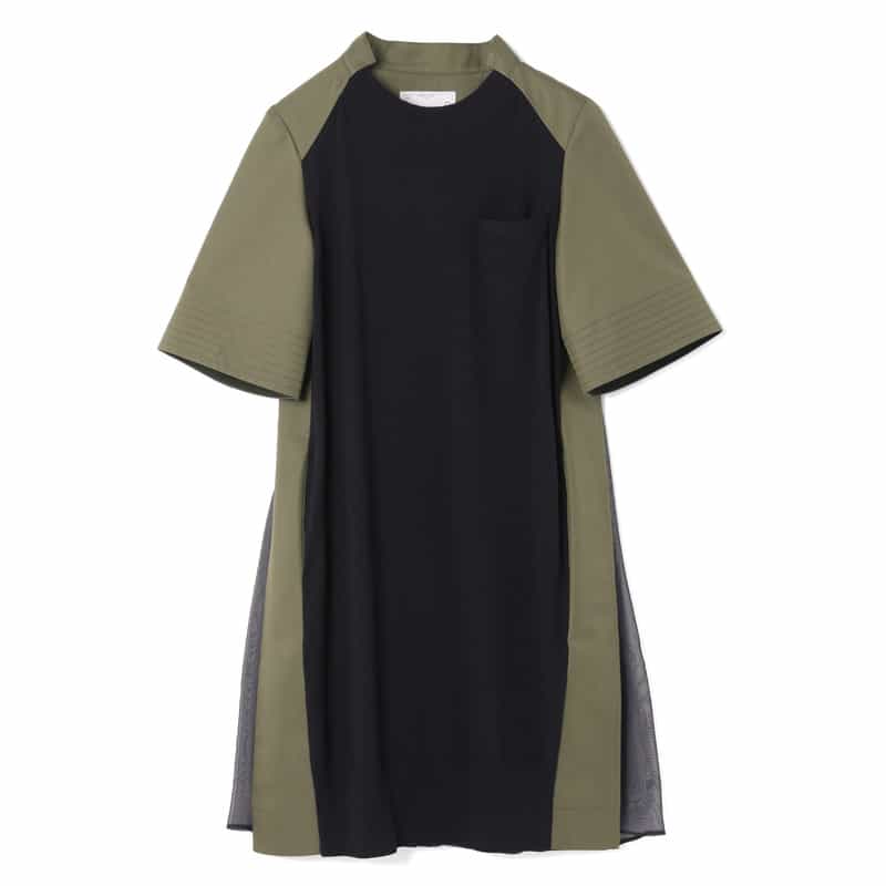SACAI＜サカイ＞ コンビネーション ニットドレス
