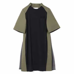 SACAI＜サカイ＞ コンビネーション ニットドレス