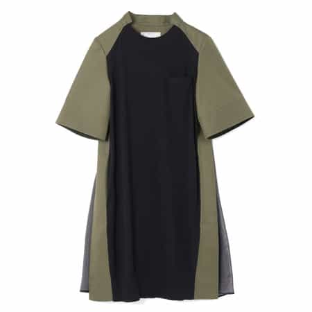 SACAI＜サカイ＞ コンビネーション ニットドレス
