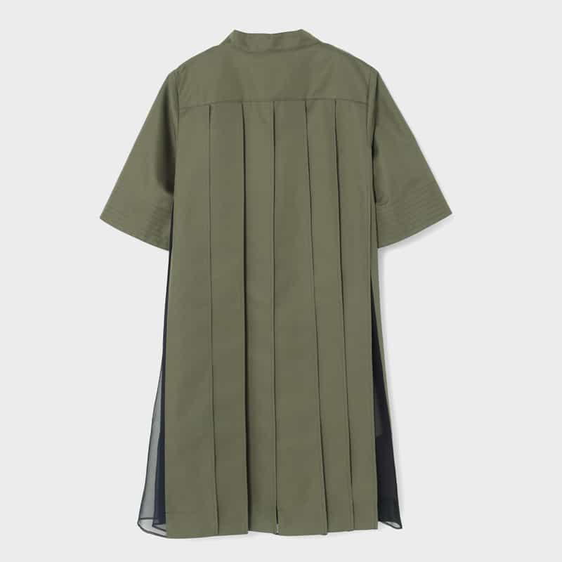 SACAI SACAI＜サカイ＞ コンビネーション ニットドレス KHAKI