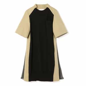 SACAI＜サカイ＞ コンビネーション ニットドレス
