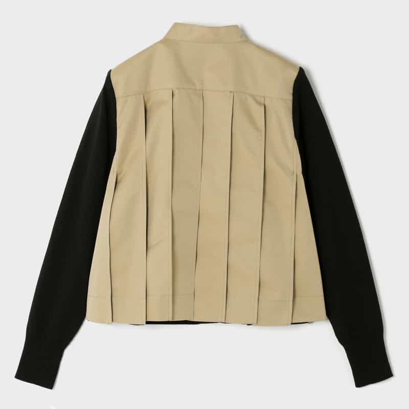 SACAI SACAI＜サカイ＞ バッグプリーツ入りニットカーディガン MULTI COLOR