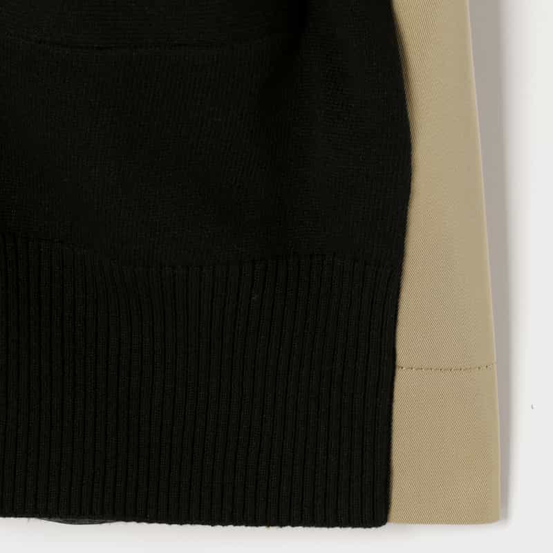 SACAI SACAI＜サカイ＞ バッグプリーツ入りニットカーディガン MULTI COLOR