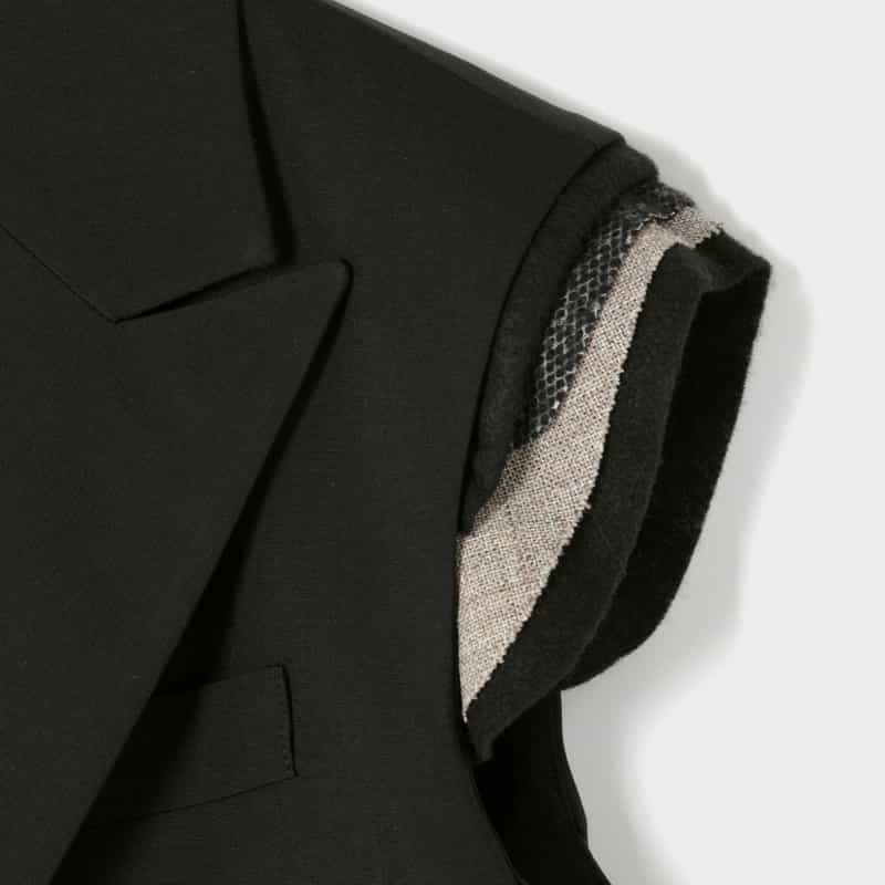 SACAI SACAI＜サカイ＞ スーチングミドルベスト BLACK