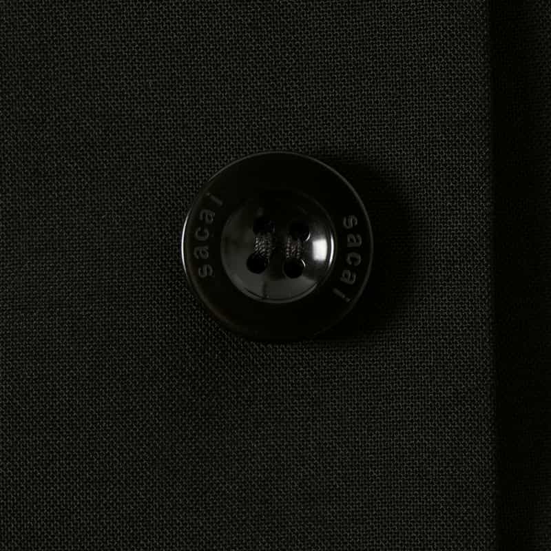 SACAI SACAI＜サカイ＞ スーチングミドルベスト BLACK
