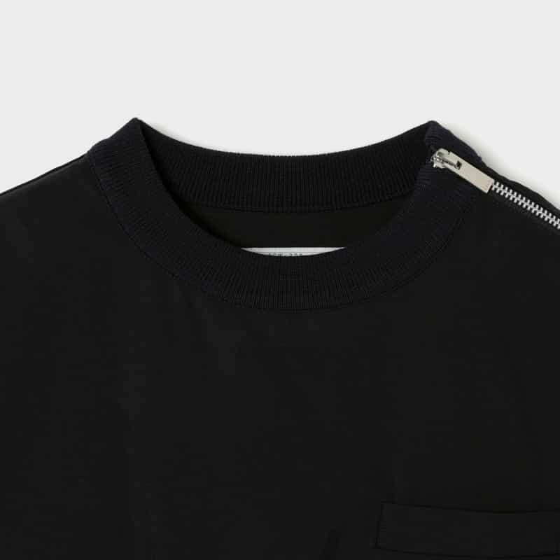 SACAI SACAI＜サカイ＞ コンビネーション スーチング素材Tシャツ KHAKI