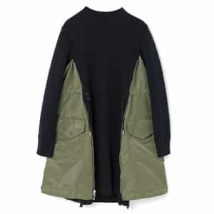 SACAI＜サカイ＞ コンビネーション スウェットドレス