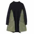 SACAI＜サカイ＞ コンビネーション スウェットドレス