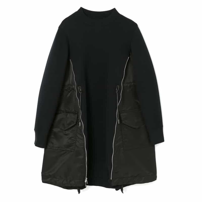SACAI＜サカイ＞ コンビネーション スウェットドレス