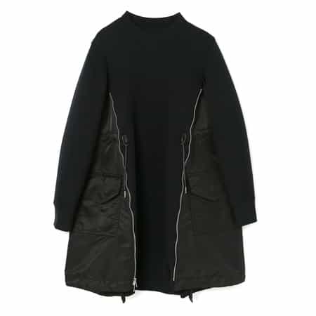 SACAI＜サカイ＞ コンビネーション スウェットドレス