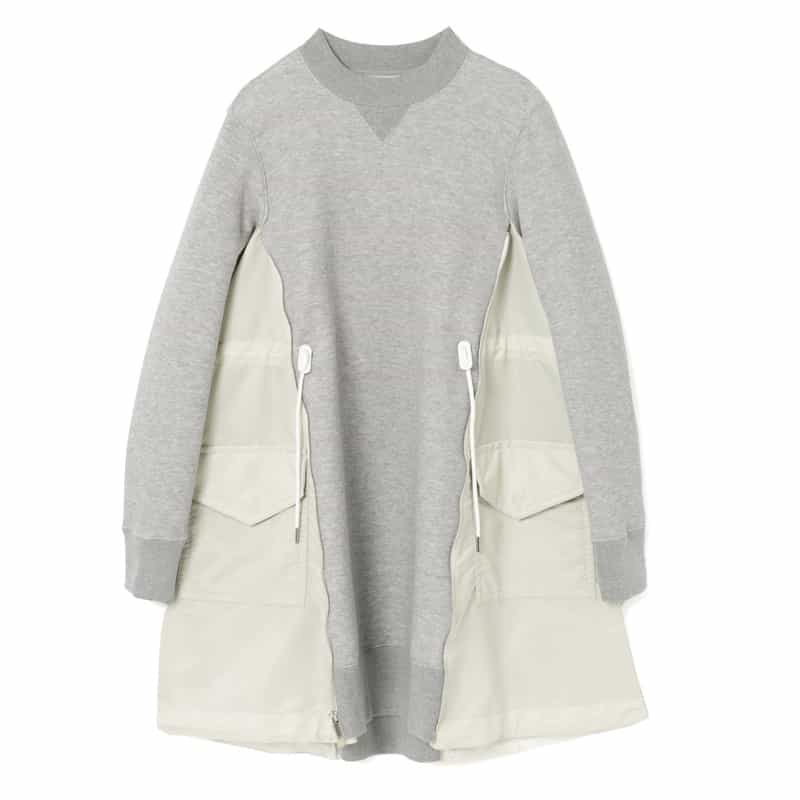 SACAI＜サカイ＞ コンビネーション スウェットドレス