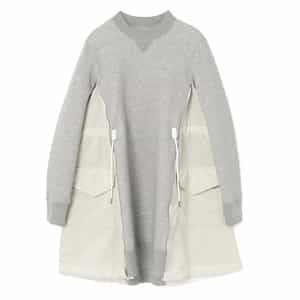 SACAI＜サカイ＞ コンビネーション スウェットドレス
