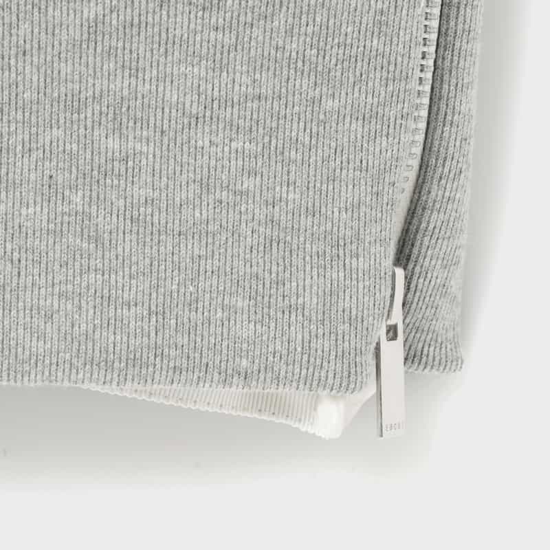 SACAI SACAI＜サカイ＞ コンビネーション スウェットドレス LIGHT GRAY