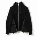 SACAI＜サカイ＞ ドローコード付きジップアップパーカー