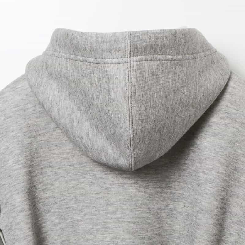 SACAI SACAI＜サカイ＞ ドローコード付きジップアップパーカー LIGHT GRAY