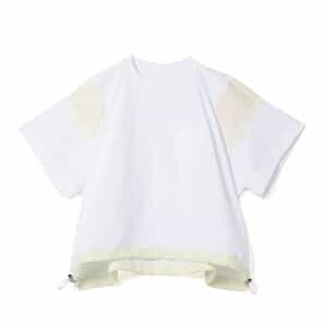 SACAI＜サカイ＞ コンビネーションドローコード付きTシャツ