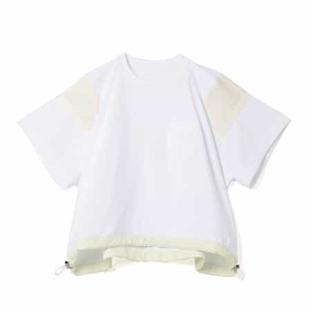 SACAI＜サカイ＞ コンビネーションドローコード付きTシャツ