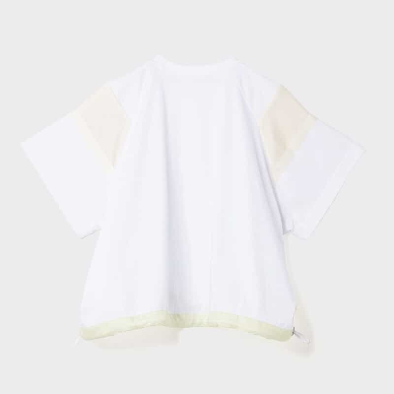 SACAI SACAI＜サカイ＞ コンビネーションドローコード付きTシャツ WHITE
