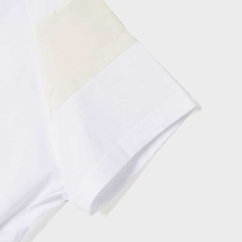 SACAI SACAI＜サカイ＞ コンビネーションドローコード付きTシャツ WHITE