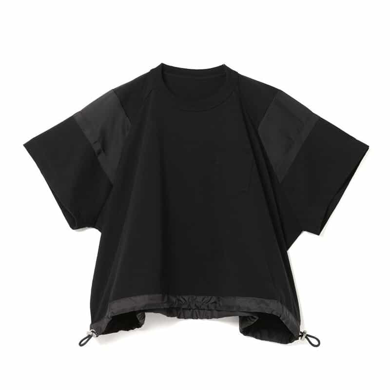 SACAI＜サカイ＞ コンビネーションドローコード付きTシャツ