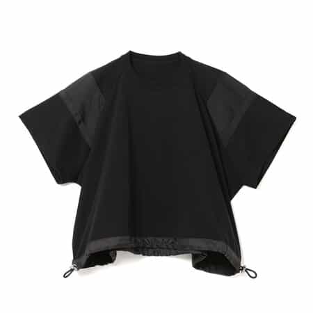 SACAI＜サカイ＞ コンビネーションドローコード付きTシャツ