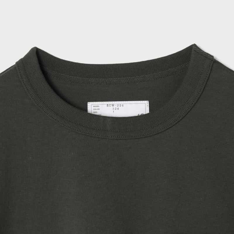 SACAI SACAI＜サカイ＞ サイドスナップボタン付きTシャツ DARK GRAY