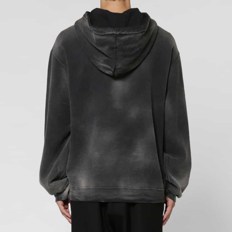 ANCELLM ANCELLM＜アンセルム＞ ハーフジップスウェットフーディ BLACK