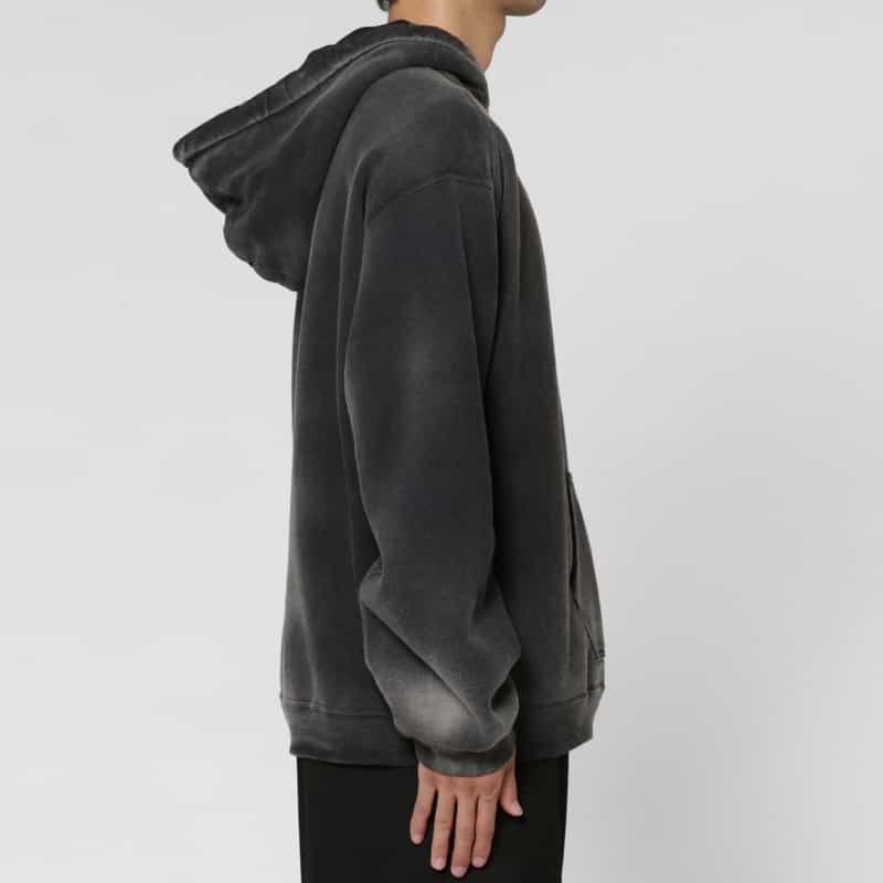 ANCELLM ANCELLM＜アンセルム＞ ハーフジップスウェットフーディ BLACK