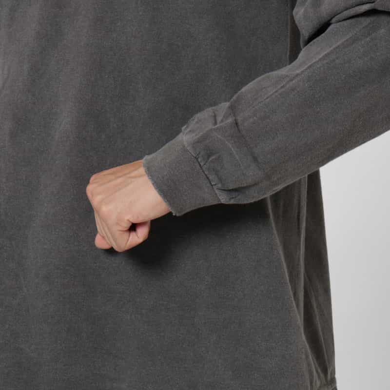 ANCELLM ANCELLM＜アンセルム＞ ダメージ加工ロングスリーブTシャツ GRAY