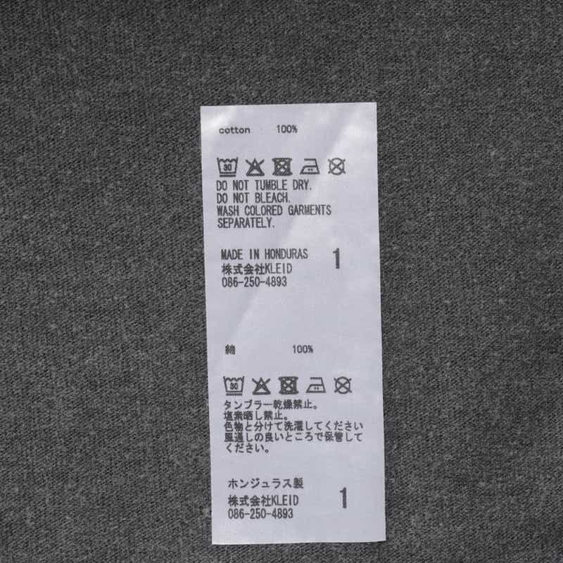 ANCELLM ANCELLM＜アンセルム＞ ダメージ加工ロングスリーブTシャツ GRAY