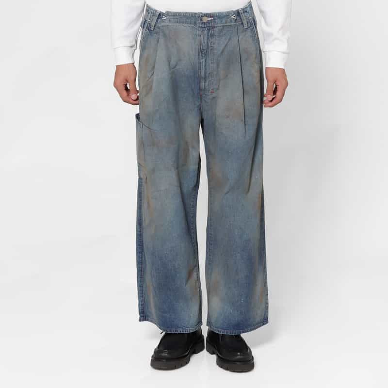 ANCELLM ANCELLM＜アンセルム＞ ペインターデニムパンツ INDIGO
