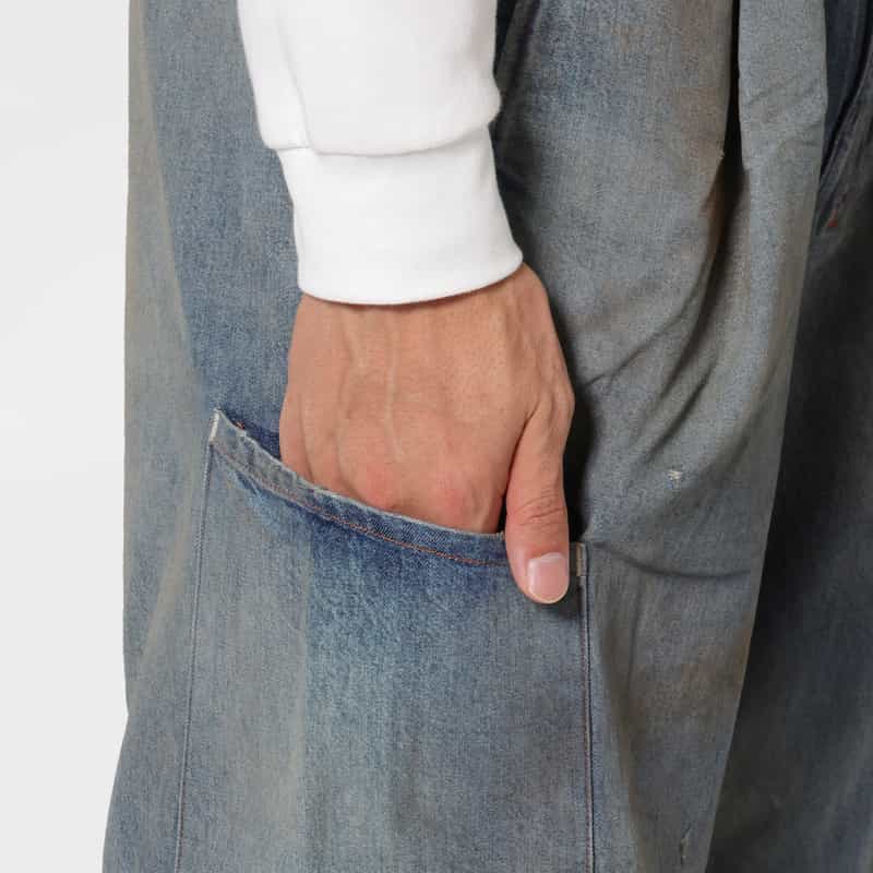 ANCELLM ANCELLM＜アンセルム＞ ペインターデニムパンツ INDIGO