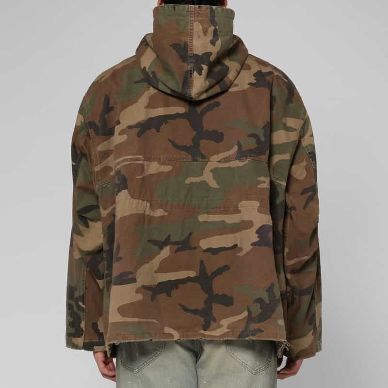 ANCELLM ANCELLM＜アンセルム＞ カモ柄オーバーフーディーブルゾン KHAKI