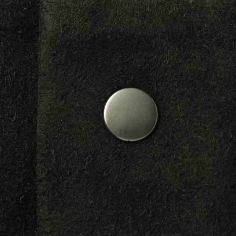 ANCELLM ANCELLM＜アンセルム＞ オーバーシルエットレザーシャツ BLACK