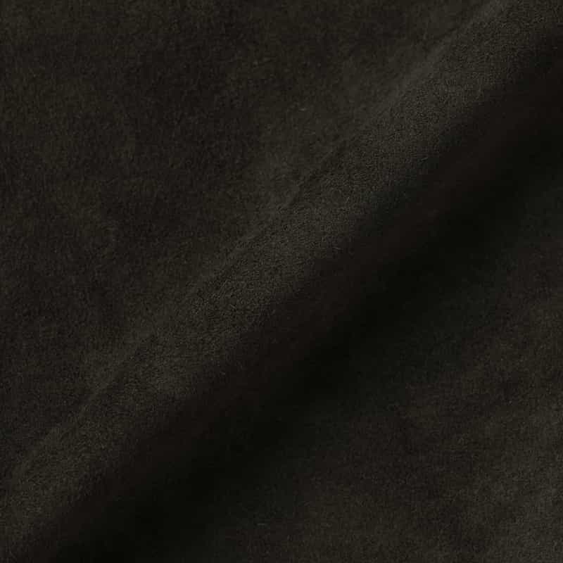 ANCELLM ANCELLM＜アンセルム＞ オーバーシルエットレザーシャツ BLACK