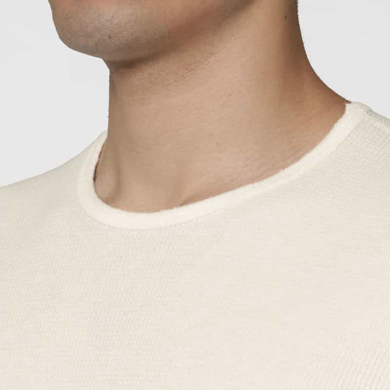 ANCELLM ANCELLM＜アンセルム＞ ダメージ加工ロングスリーブTシャツ WHITE