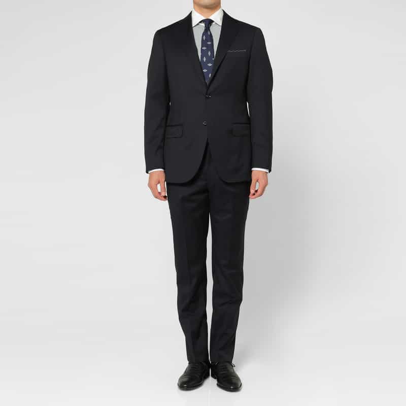 BARNEYS NEW YORK スーツ（ロロピアーナ社製ウール使用） NAVY