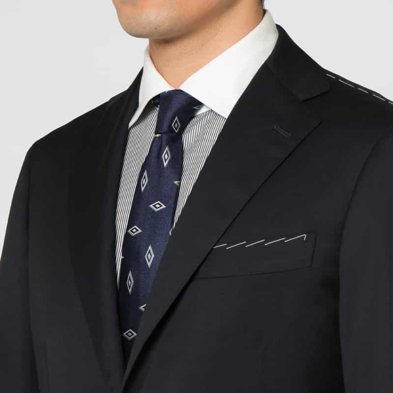 BARNEYS NEW YORK スーツ（ロロピアーナ社製ウール使用） NAVY