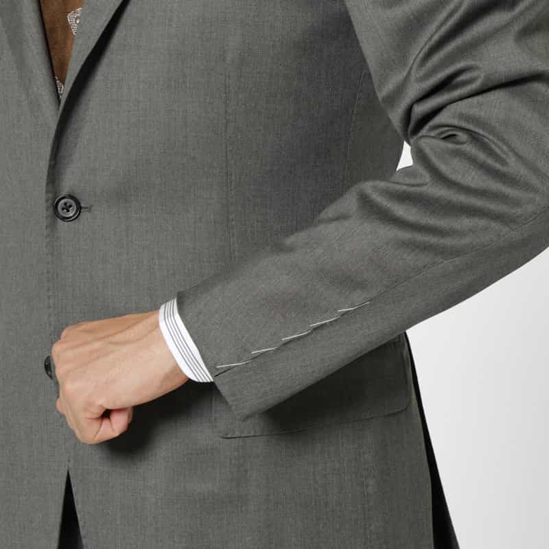 BARNEYS NEW YORK スーツ"MADISON GOLD"（ロロピアーナ社製ウール使用） GRAY