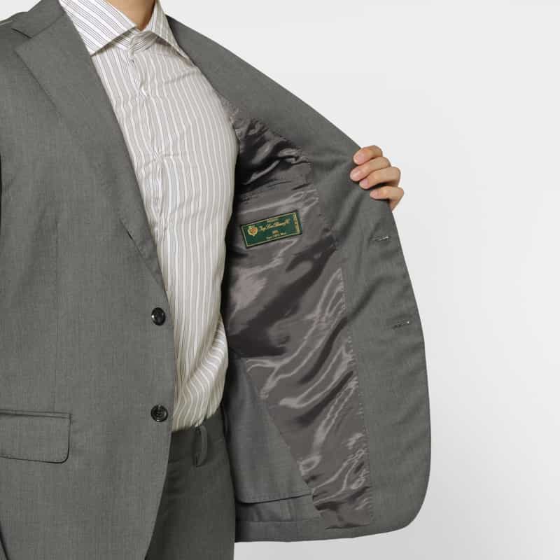 BARNEYS NEW YORK スーツ"MADISON GOLD"（ロロピアーナ社製ウール使用） GRAY