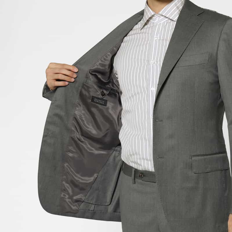 BARNEYS NEW YORK スーツ"MADISON GOLD"（ロロピアーナ社製ウール使用） GRAY