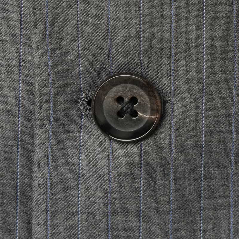 BARNEYS NEW YORK ストライプ柄スーツ"MADISON GOLD"（ロロピアーナ社製ウール使用） GRAY