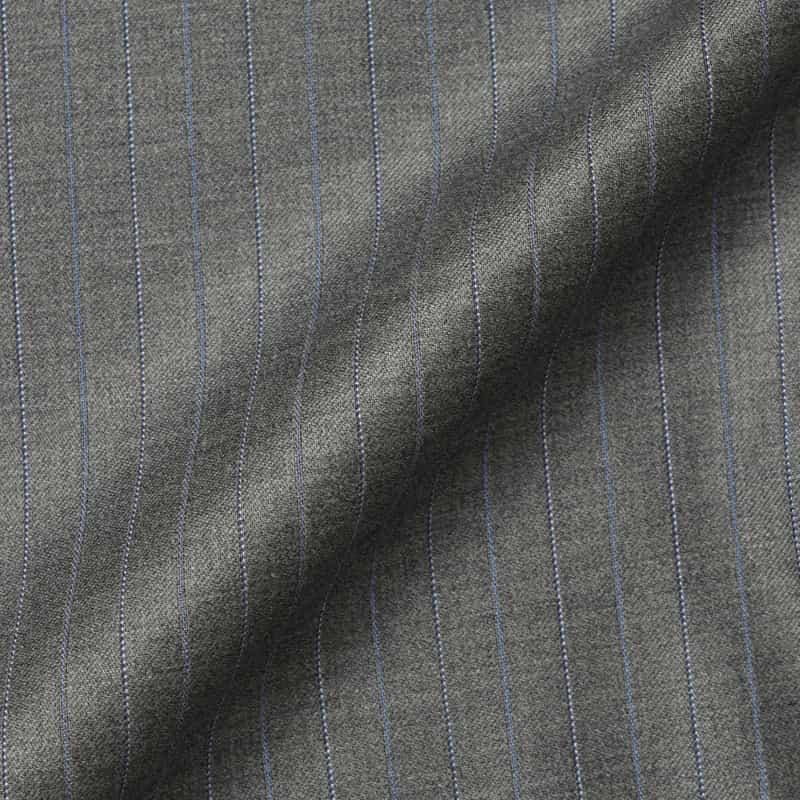 BARNEYS NEW YORK ストライプ柄スーツ"MADISON GOLD"（ロロピアーナ社製ウール使用） GRAY