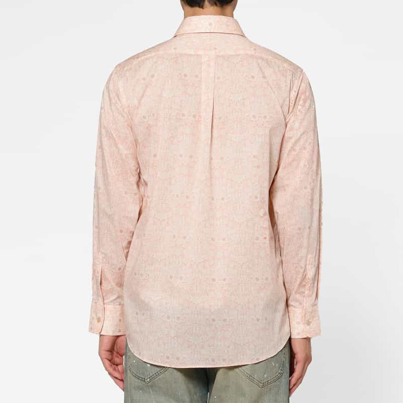 BARNEYS NEW YORK フラワー柄プリントシャツ PINK