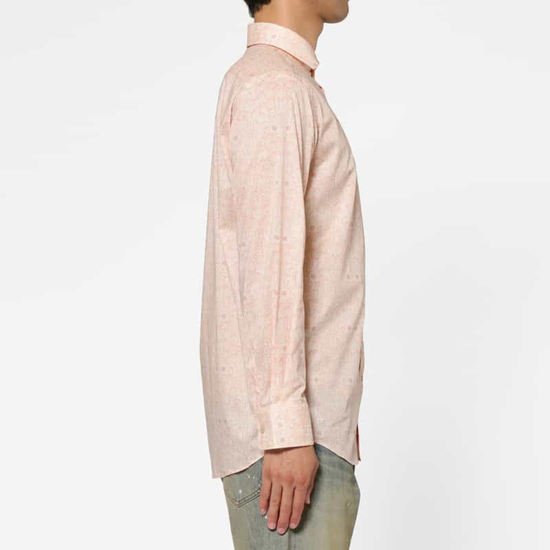 BARNEYS NEW YORK フラワー柄プリントシャツ PINK