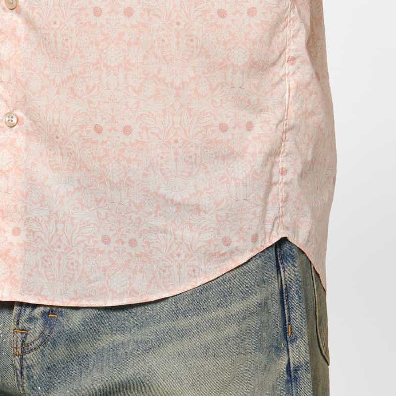 BARNEYS NEW YORK フラワー柄プリントシャツ PINK