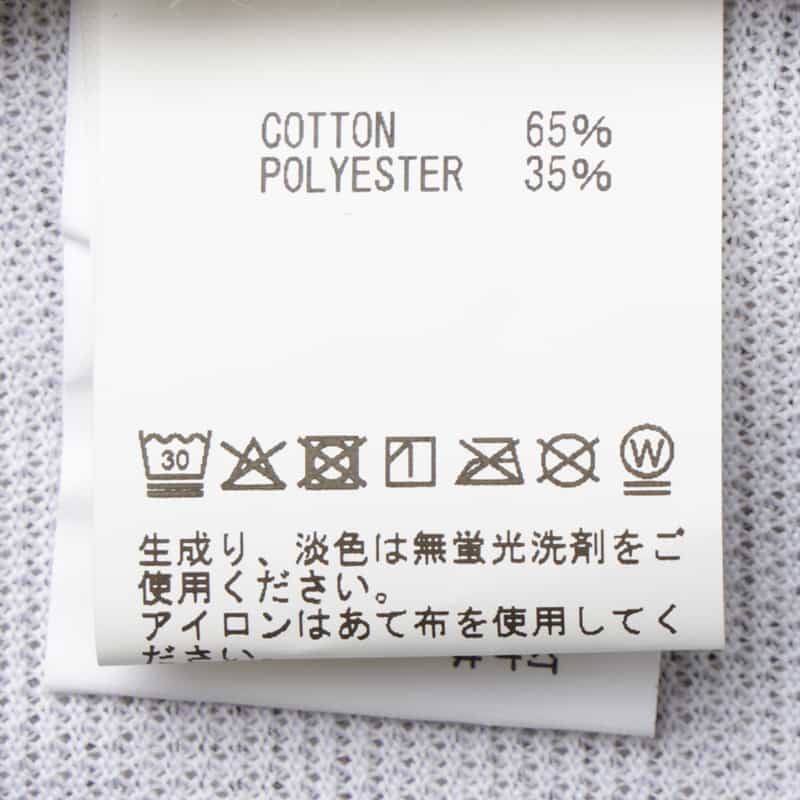 BARNEYS NEW YORK グレンチェック柄鹿の子ポロシャツ BROWN