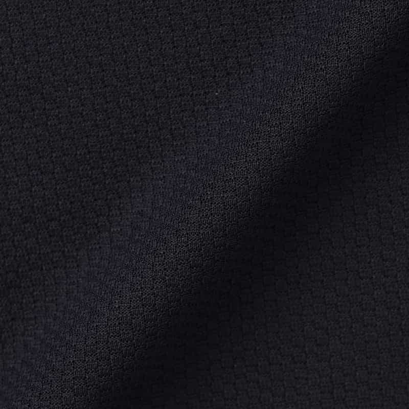 BARNEYS NEW YORK ミニワッフル素材ショートスリーブカットソー NAVY