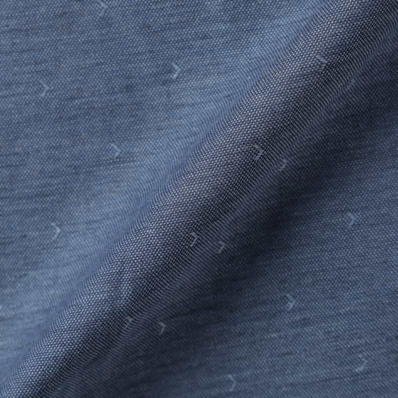 BARNEYS NEW YORK 刺繍入りカジュアルシャツ BLUE