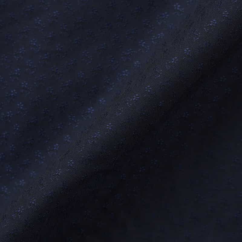 BARNEYS NEW YORK 刺繍入りカジュアルシャツ NAVY